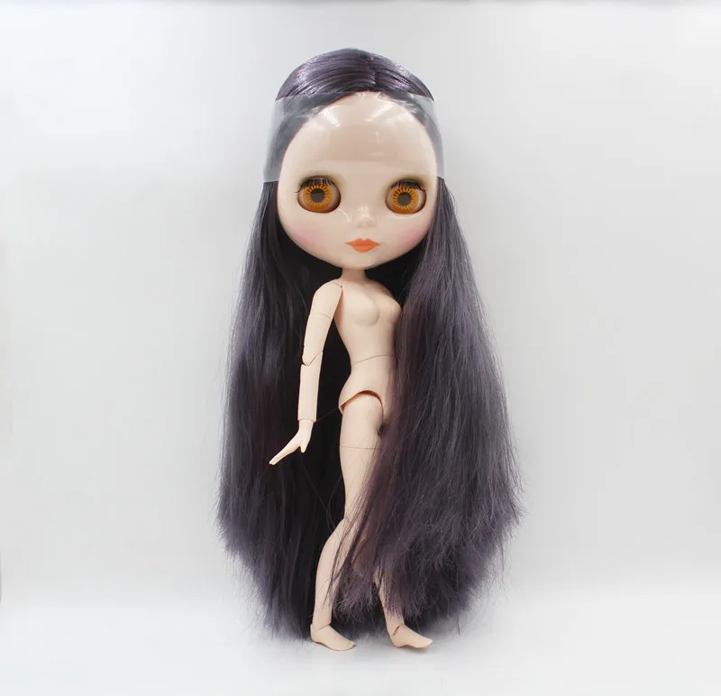 

Free Shipping big discount RBL-788J DIY Nude Blyth doll birthday gift for girl 4color big eye doll with beautiful Hair cute toy