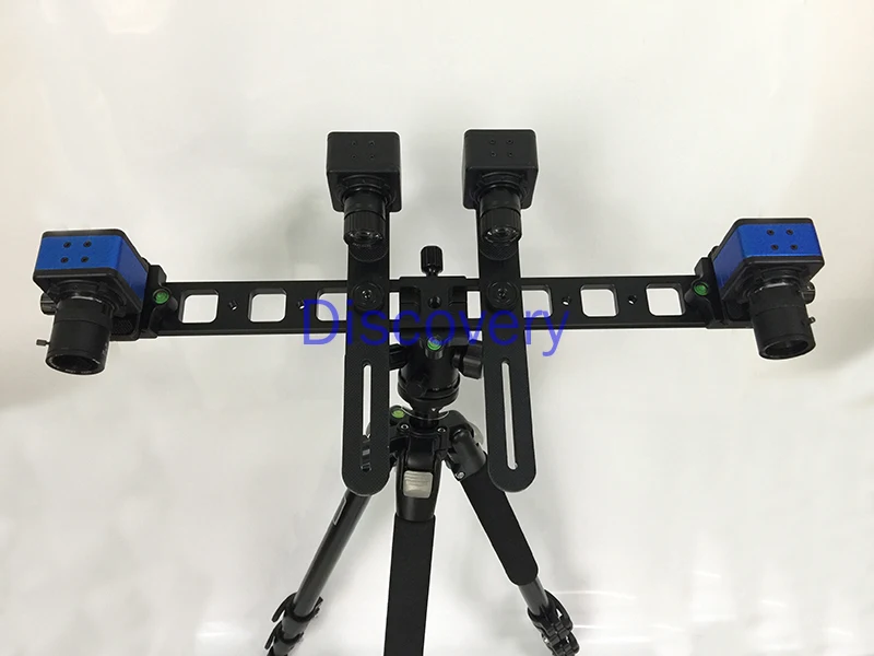 Binocular suporte de câmera dupla placa de visão estéreo experiência ccd suporte 3d reconstrução 3d scanner