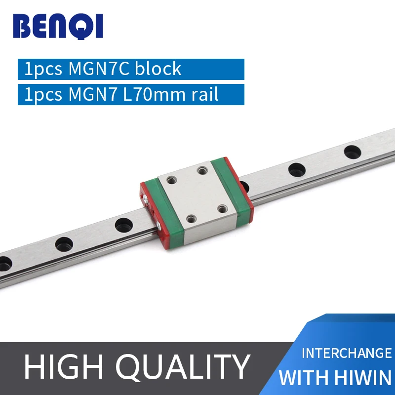 china domestic linear rail MGN7 L70mm+ linear block MGN7C