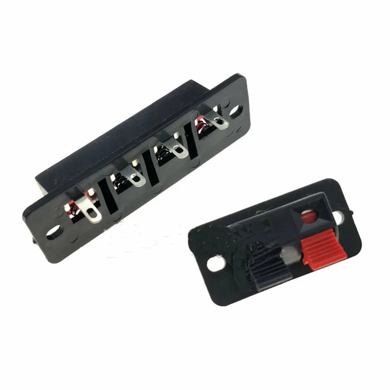 5คลิปลำโพงสายลำโพงคลิปสายไฟคลิปBreadboardคลิป/เสียงคลิป2P/4P 2-บิต/4-Bit