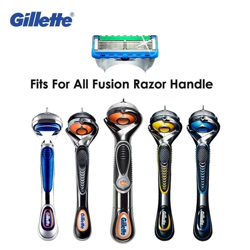 Original Gillette Fusion5 ProGlide Power Men Razor with FlexBall Technology Safty Shaving 5 Layers Blades Manual Shaver for Men