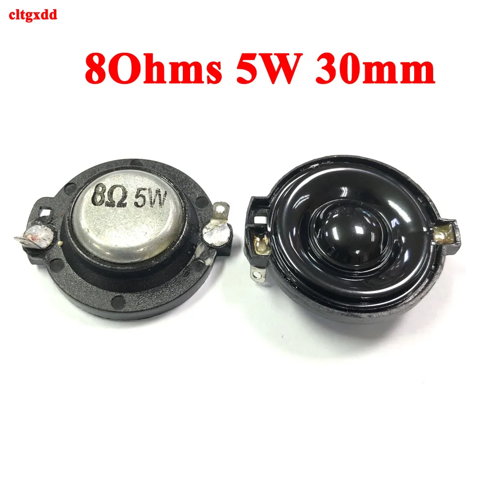 

2Pcs 30MM Resonant Horn 8 Ohm 5 W 4R 5W Portable Audio Vibration Mini Speaker For Home Theater DIY Modification Loudspeakers