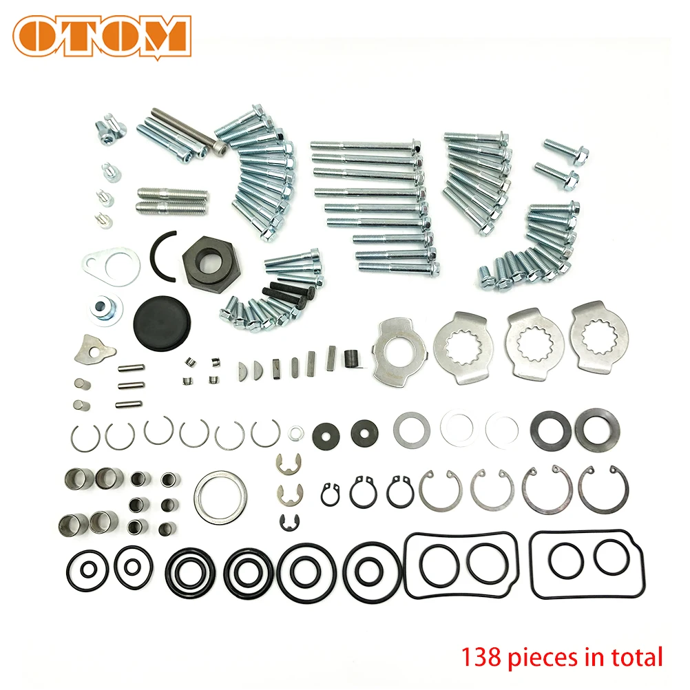 OTOM para ZONGSHEN NC250 Paquete de mantenimiento de vehículo entero, sello de junta de tornillo, KEWS K16, KAYO T6, Motocross, Dirt Bike Enduro