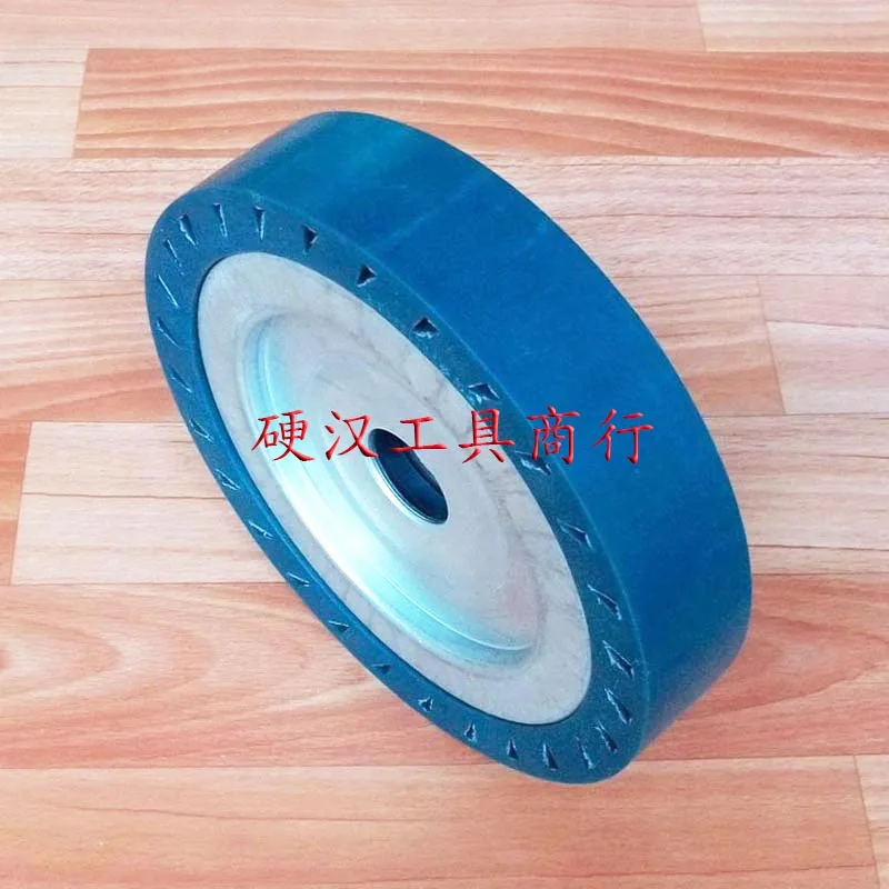 150*30*25mm High Speed Centrifugal Drum Rubber Polishing Wheel for Sanding Machine with Saning Belt