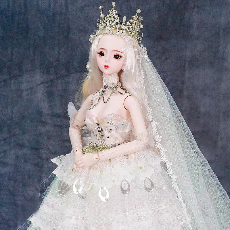 Palazzo antica bambola fatta a mano di fascia alta personalizzata bambola BJD a 3 punti raffinata collezione Room arredamento regalo di compleanno per ragazza