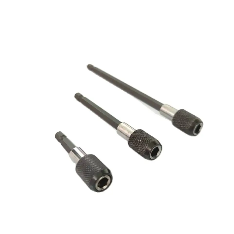 1pc 60mm 100mm 150mm 1/4 pollici codolo esagonale cacciavite a sgancio rapido supporto per punte barra di prolunga presa per utensili a cambio rapido