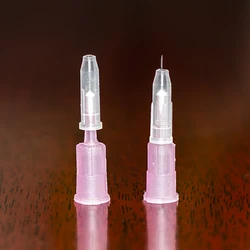 Agulha pequena ajustável, Injeção Micro-Plástica Médica, Agulha Estéril Cosmética, Ferramenta Cirúrgica, 31G, 4mm, Descartável