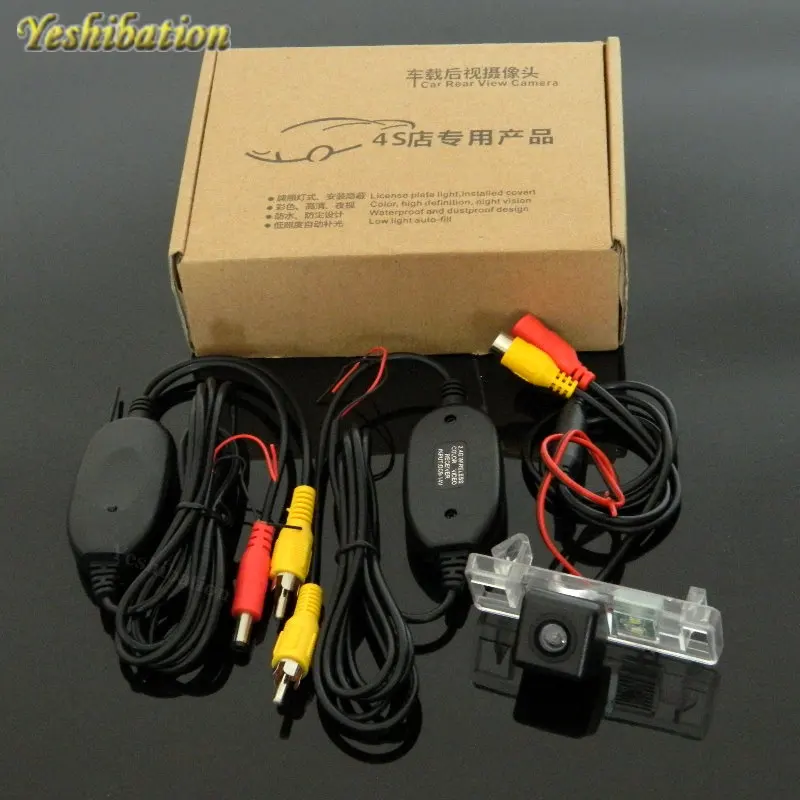 Yeshibation Parking Car Wireless rear camera For Peugeot 508 4D Sedan/5D Station Wagon HD Wide-Angle 170 Night Vision