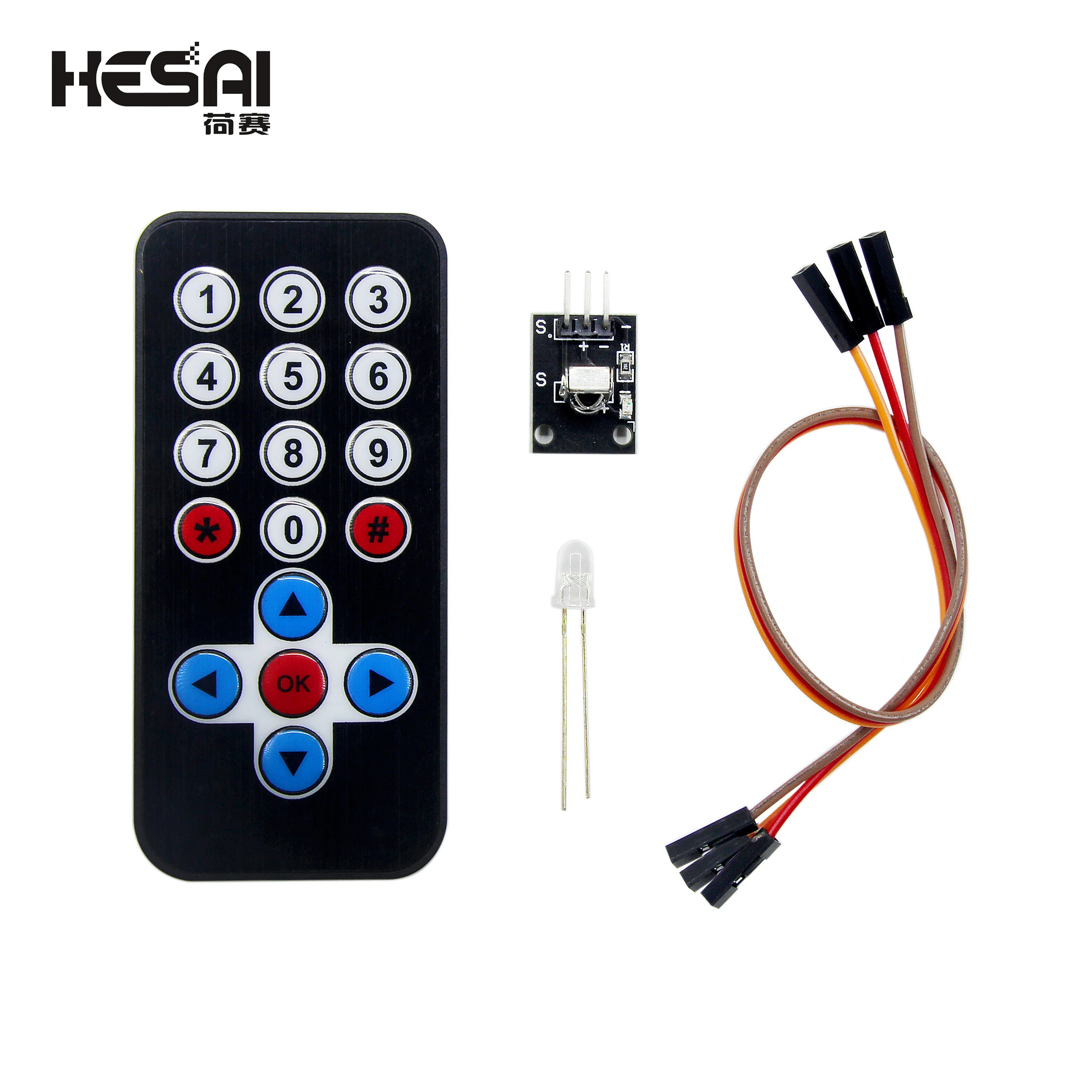 New 2021 Smart Electronics Infrared IR Wireless Remote Control Module Kits HX1838 For Arduino Diy Kit