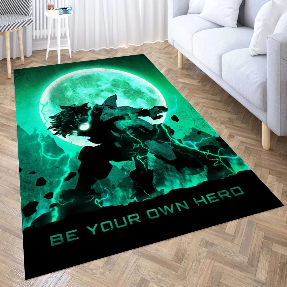 Izuku Midoriya Carpet Decora Home Bedroom Kitchen Anti-slip Mat Rug Doormat Aisle Floor Mat Bath Mats Doormat