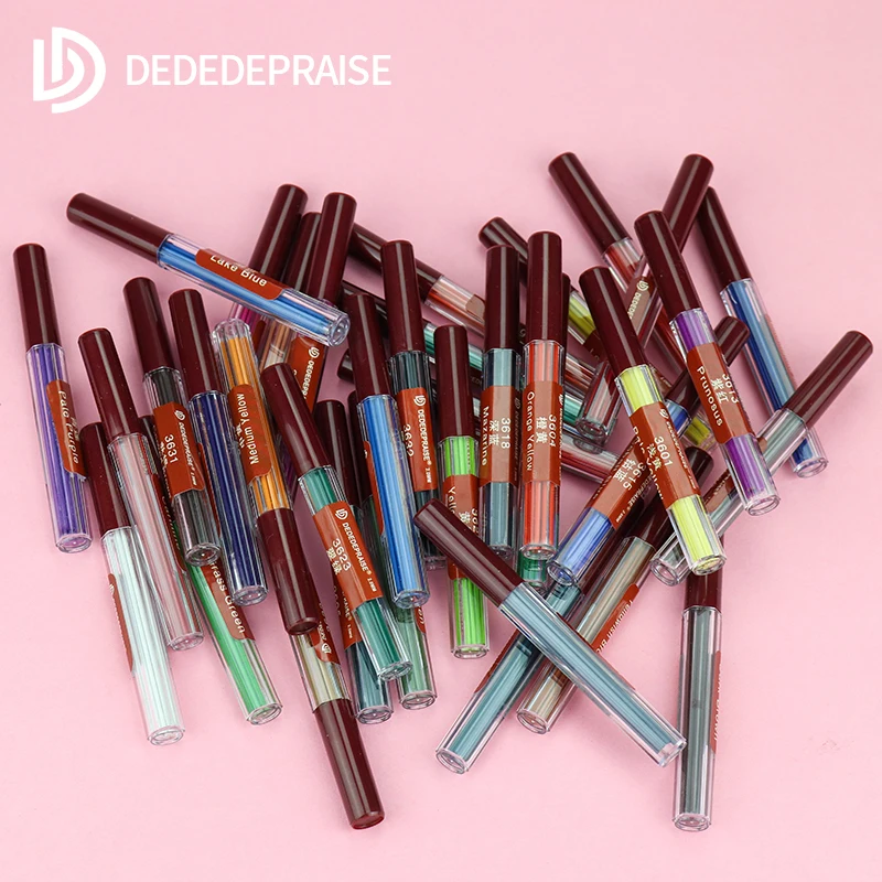 DEDEDEPRAISE Replaceable 2.0mm Mechanical/Automatic Colored Pencil Leads/Refills/Core Activity Pencil 36 Colors Refills Writing