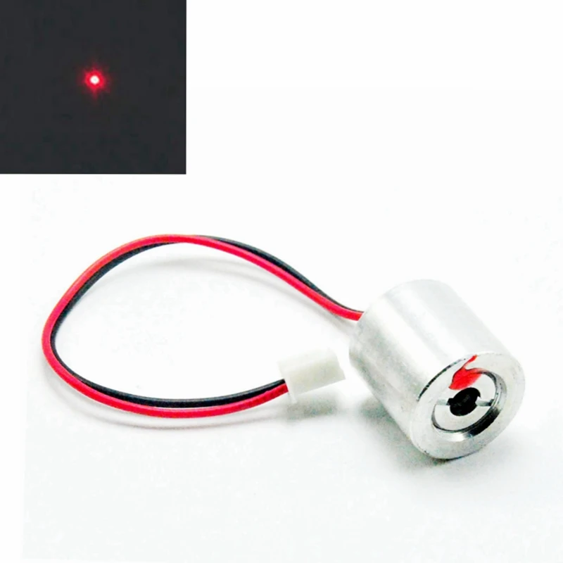 Mini 660nm 650nm 100mW 2.5V Red Dot Laser Diode Module with Cable