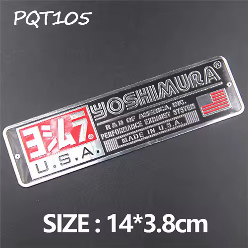 Motorcycle Exhaust Pipes Decal Sticker Aluminium 3D Heat-resistant Muffler Decals Sticker For Yoshimura Honda Yamaha Suzuki BMW - Image 10