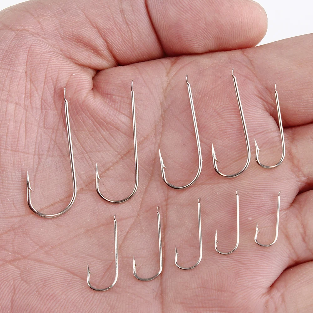FTK amo da pesca spinato amo da pesca 100 di dimensioni 1 #-taglia 10 # acciaio ad alto tenore di carbonio Jigging carpa Anzol ami da pesca