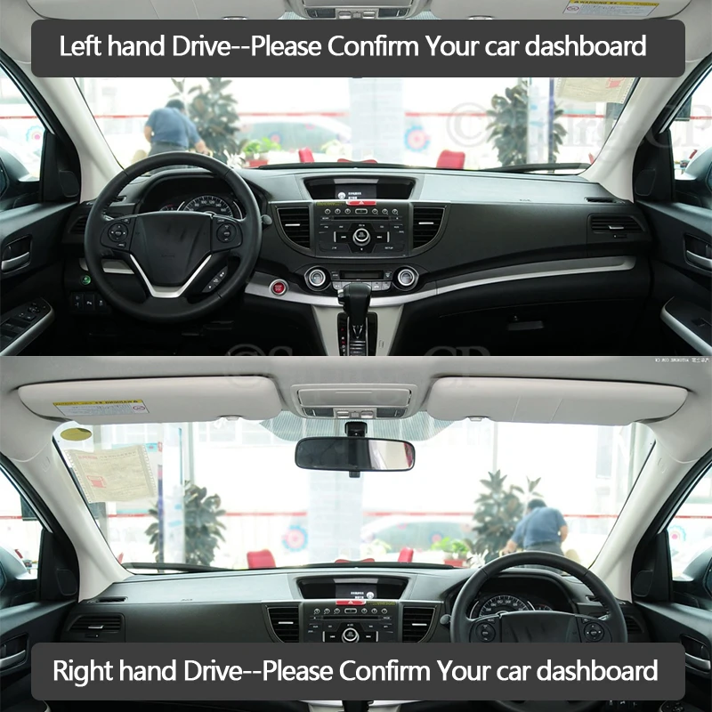 for Honda CR-V RM1 RM3 RM4 2012 2013 2014 2015 2016 Anti-Slip Mat Dashboard Cover Sunshade Dashmat Carpet Accessories CR V CRV