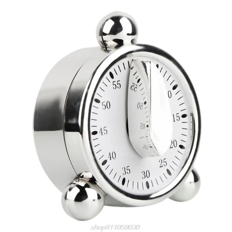 60 Minutes Kitchen Mechanical Timer Cooking Reminders Alarm Clock for Kitchen Office Countdown Timer D12 20 Dropshipping