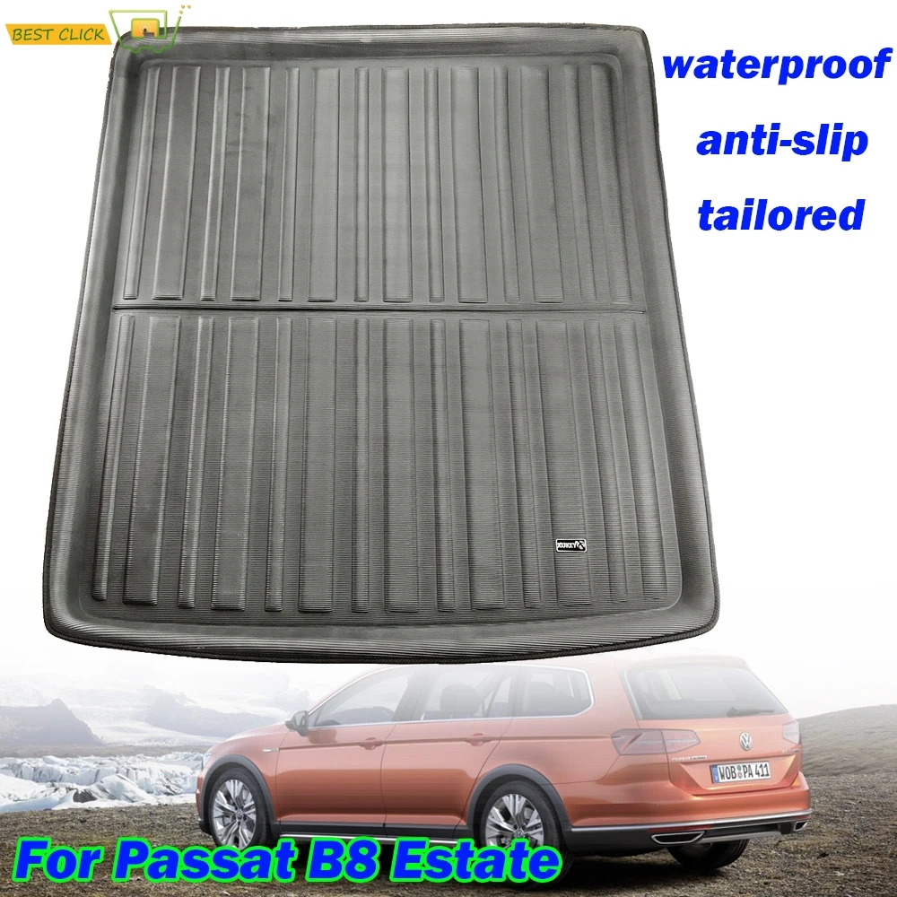 

Cargo Boot Liner Tray Rear Trunk Floor Mat Tray Carpet For VW Passat B8 3G Estate Variant Alltrack 2014 2015 2016 2017 2018 2019