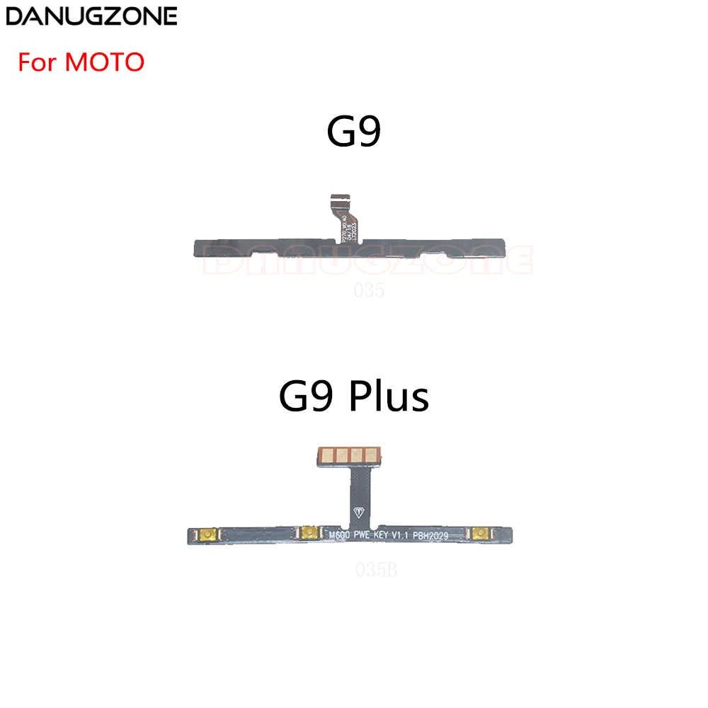 Power Button Switch Volume Button Mute On / Off Flex Cable For Motorola MOTO G9 Plus