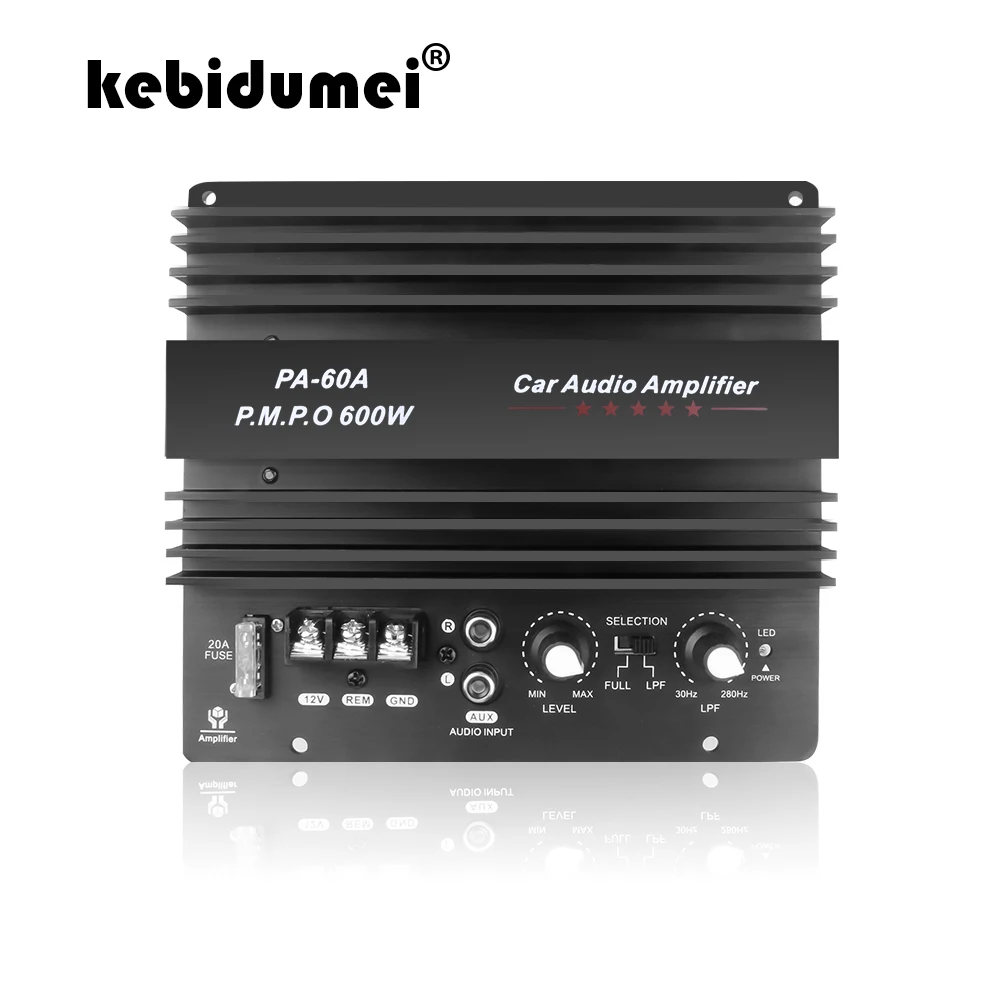 

High Power 12V 600W Speaker Subwoofer Bass Module Car Audio Accessories Mono Channel Durable Lossless DIY Amplifier Board