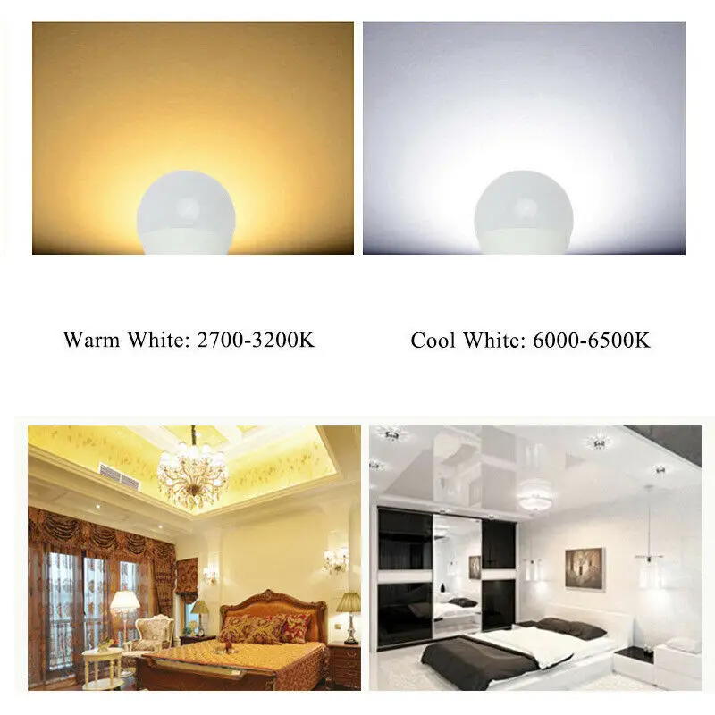 E27 LED Globe Light Bulb 3W 5W 7W 9W 12W 15W 18W 20W High Power Bulbs for Home 220V 6500K 3000K White Lamp Energy Saving