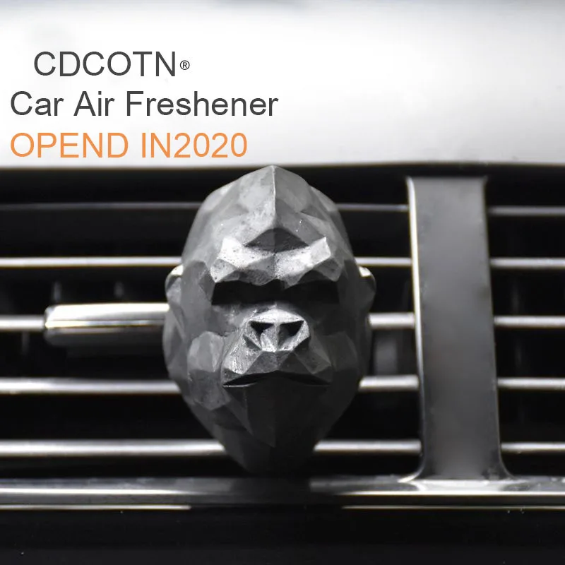 CDCOTN Plaster Orangutan Car Perfume Diffuser Auto Air Conditioner Outlet Fragrance Clip Deco Ornament Aromatherapy Accessories