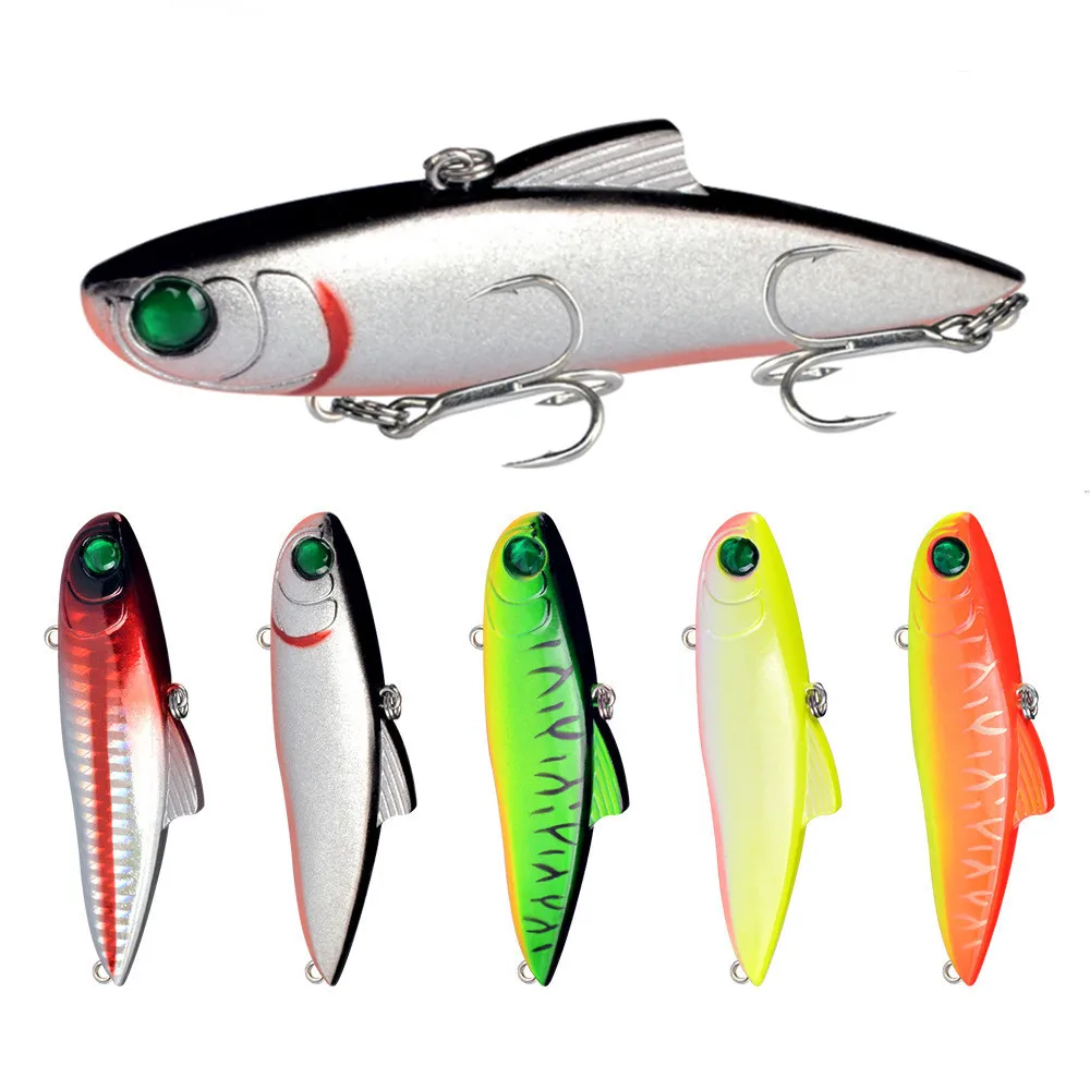 1PCS Sinking VIB Fishing Lure 8.5cm 21g Vibration Artificial Baits  Crankbait Ice Fishing Wobblers Hard Trout Bass Pike Tackle