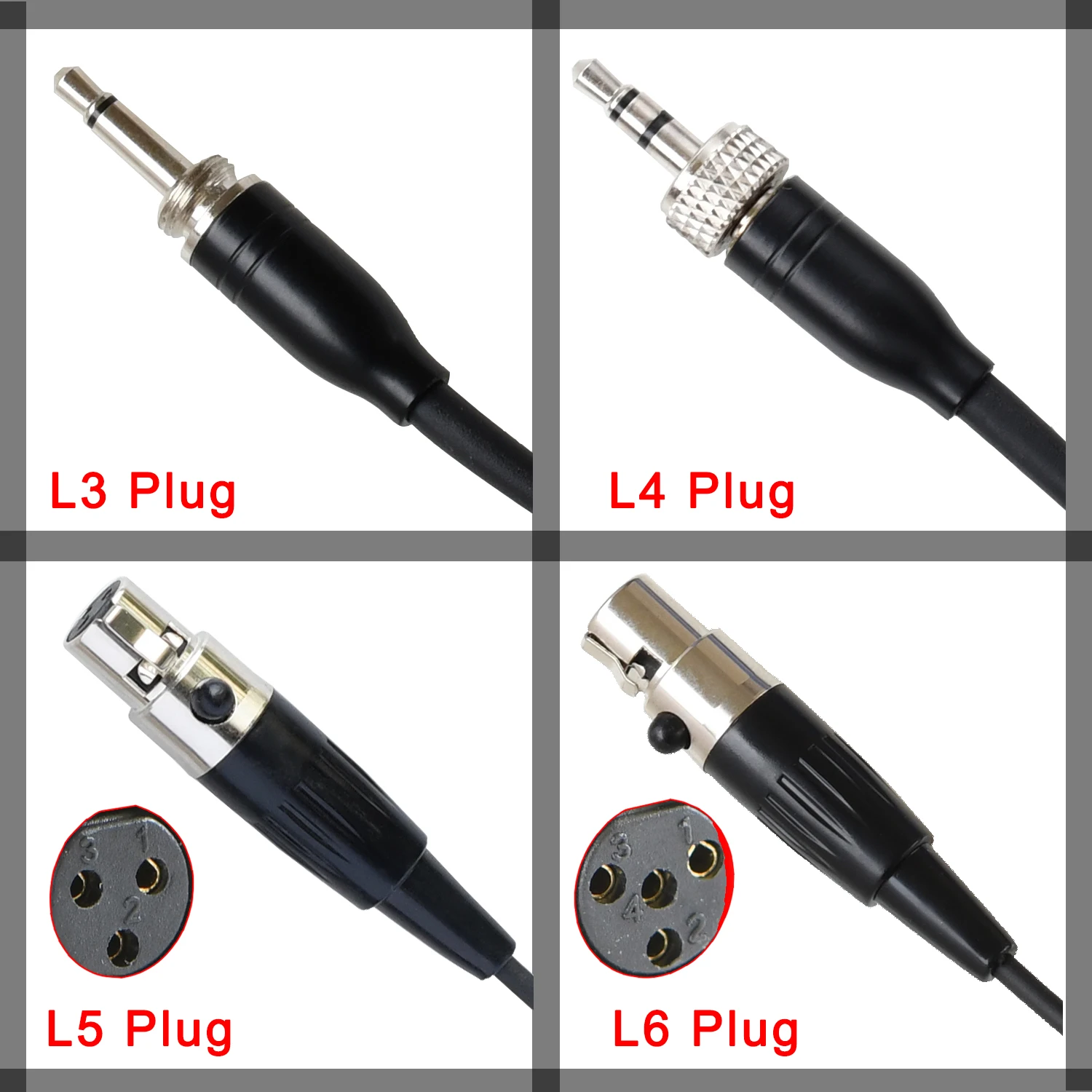 IM-20 3 Pin 4 PIN Mini XLR Plug 3.5mm Plug Music Instrument Microphone Omni Directional Type Sax Microphone