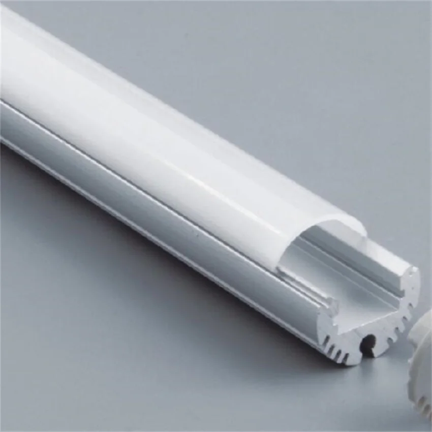 1m/pcs  Factory Price Alu round Led Aluminum Profile With Cover