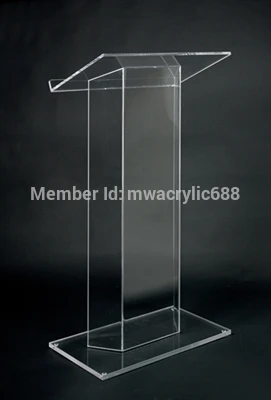 

Free Shiping High Quality Cheap Clear Acrylic Lectern podium plexiglass