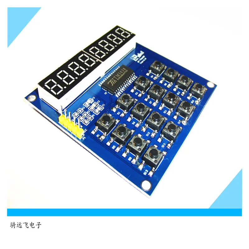 51 TM1638 modulo di scansione e Display della tastiera a LED con anodo comune a 8 bit con controllo a 3 fili