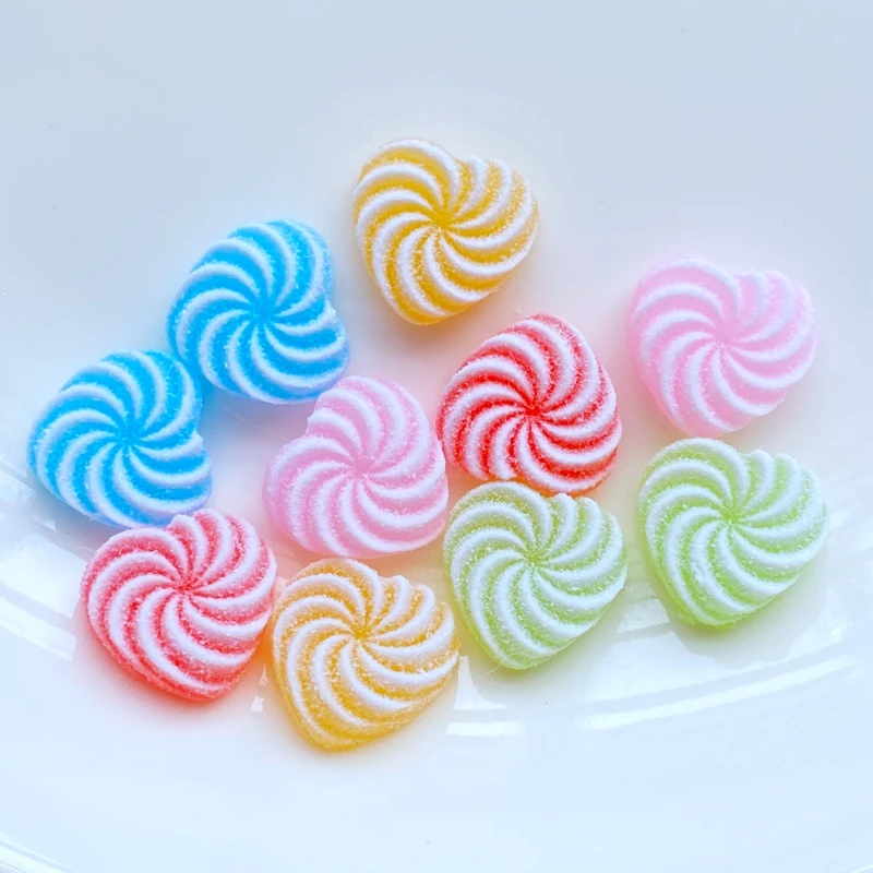 20Pcs Kawaii Cute  Mixed Artificial Fudge Flat Back Cabochons Scrapbooking DIY Jewelry Craft Decoration Accessories L63
