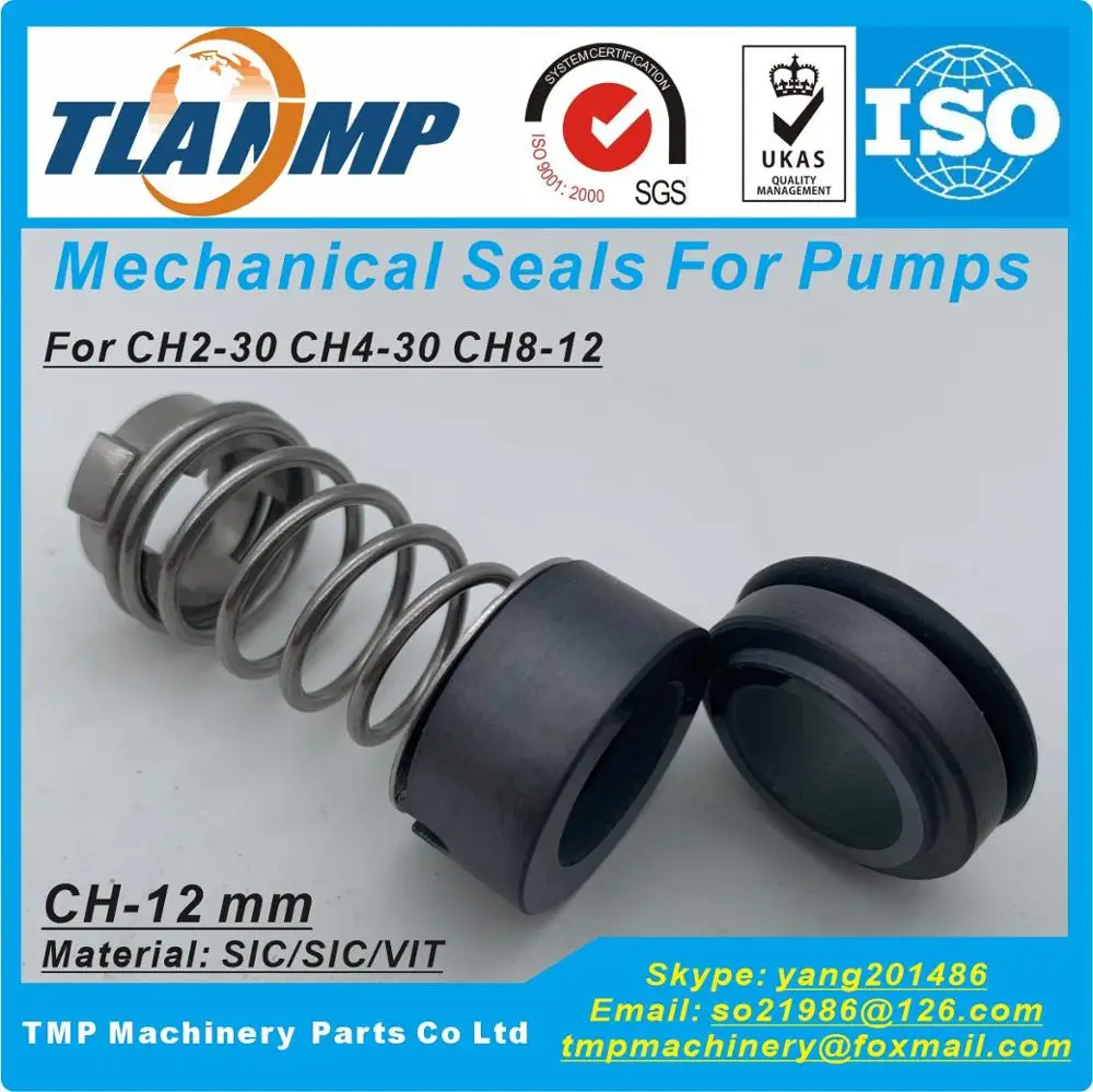 CH-12 , CH2-30 , GLF-D-12 Mechanical Seals TLANMP Shaft 12mm For CH2-30 / CH4-30 / CH8-12 CR2/4 SPK2/4 pumps