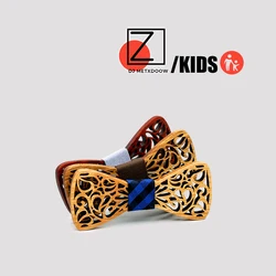 Noeuds papillon en bois pour enfants, accessoires de mode, nouvelle collection