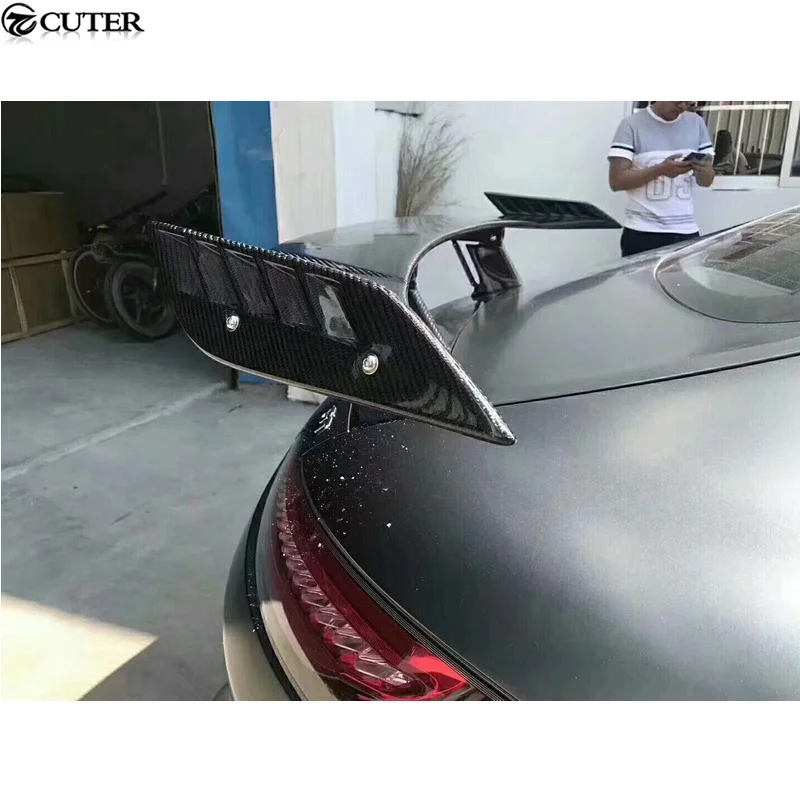 AMG GT Carbon Fiber Rear Spoiler Wings for Benz AMG GT Car Body Kit 15-16