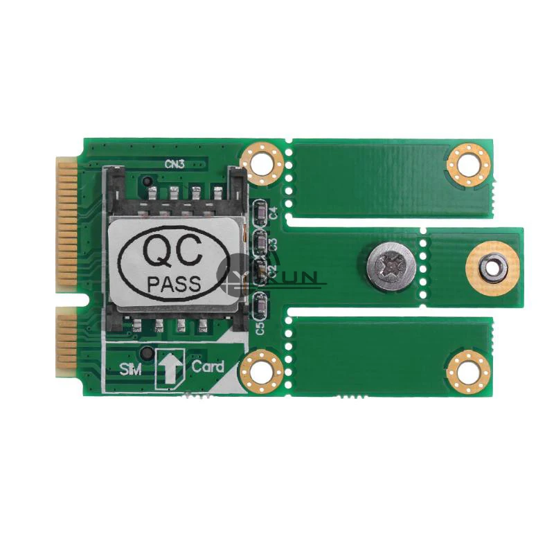 Imagem -04 - Ngff b Chave para Mini Pci-e Conversor Cartão Adaptador com Slot para Cartão Sim Suporte 3g 4g Lte Rede para pc com Mini Pcie Port M.2