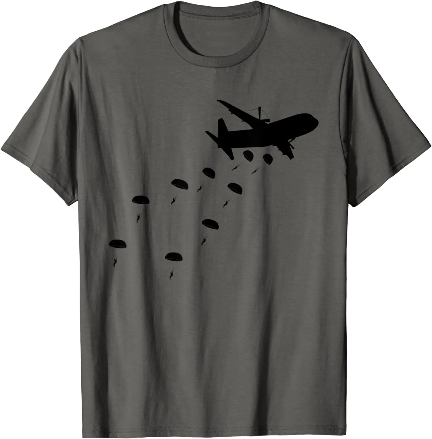 Mens Paratrooper Army Airborn Parachute Jump Paratroops Men T-Shirt Short  Casual  100% COTTON  O-Neck  men clothing