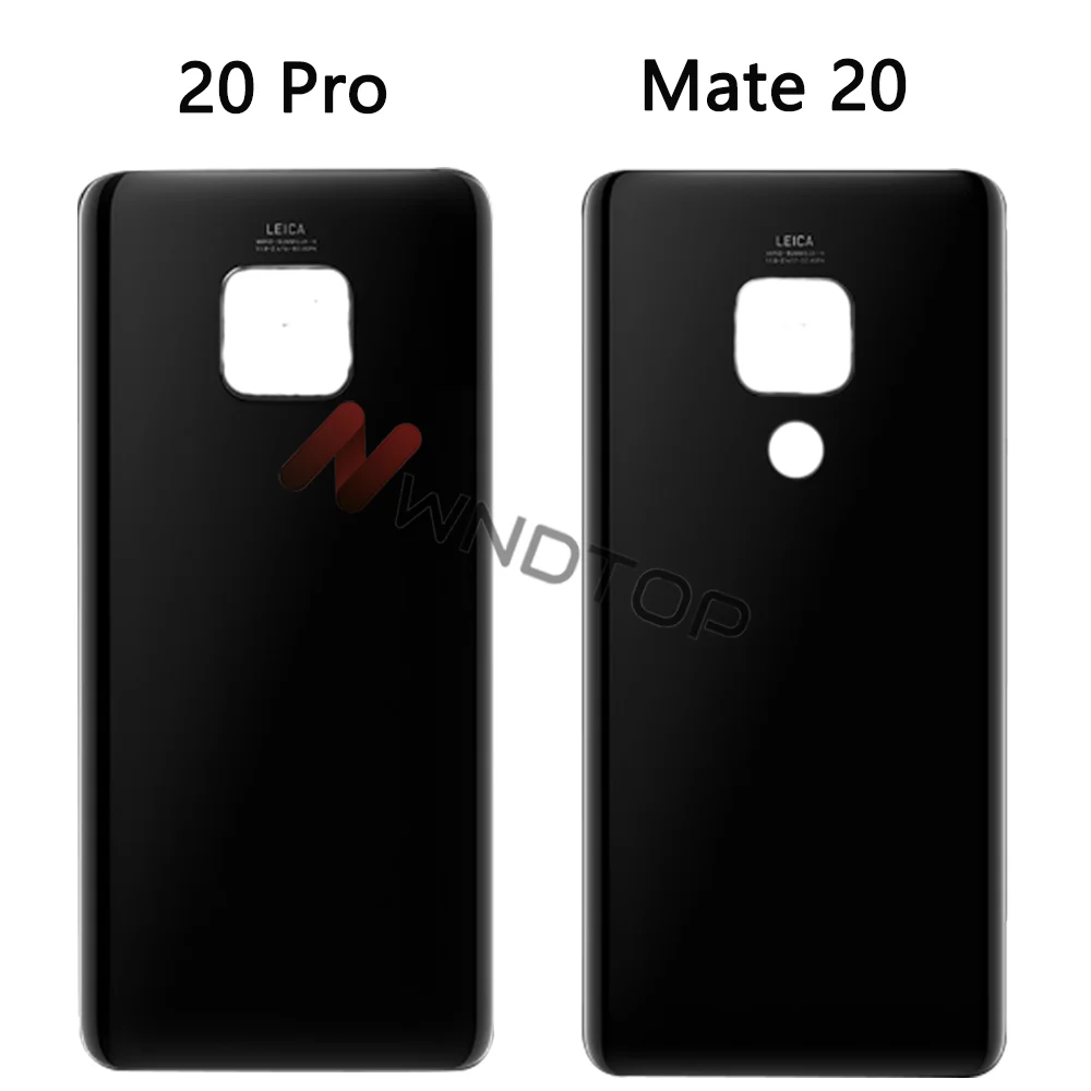 New For Huawei Mate 20 Back Battery Cover Rear Glass Housing Case Replacement For Huawei Mate 20 Pro Battery Cover