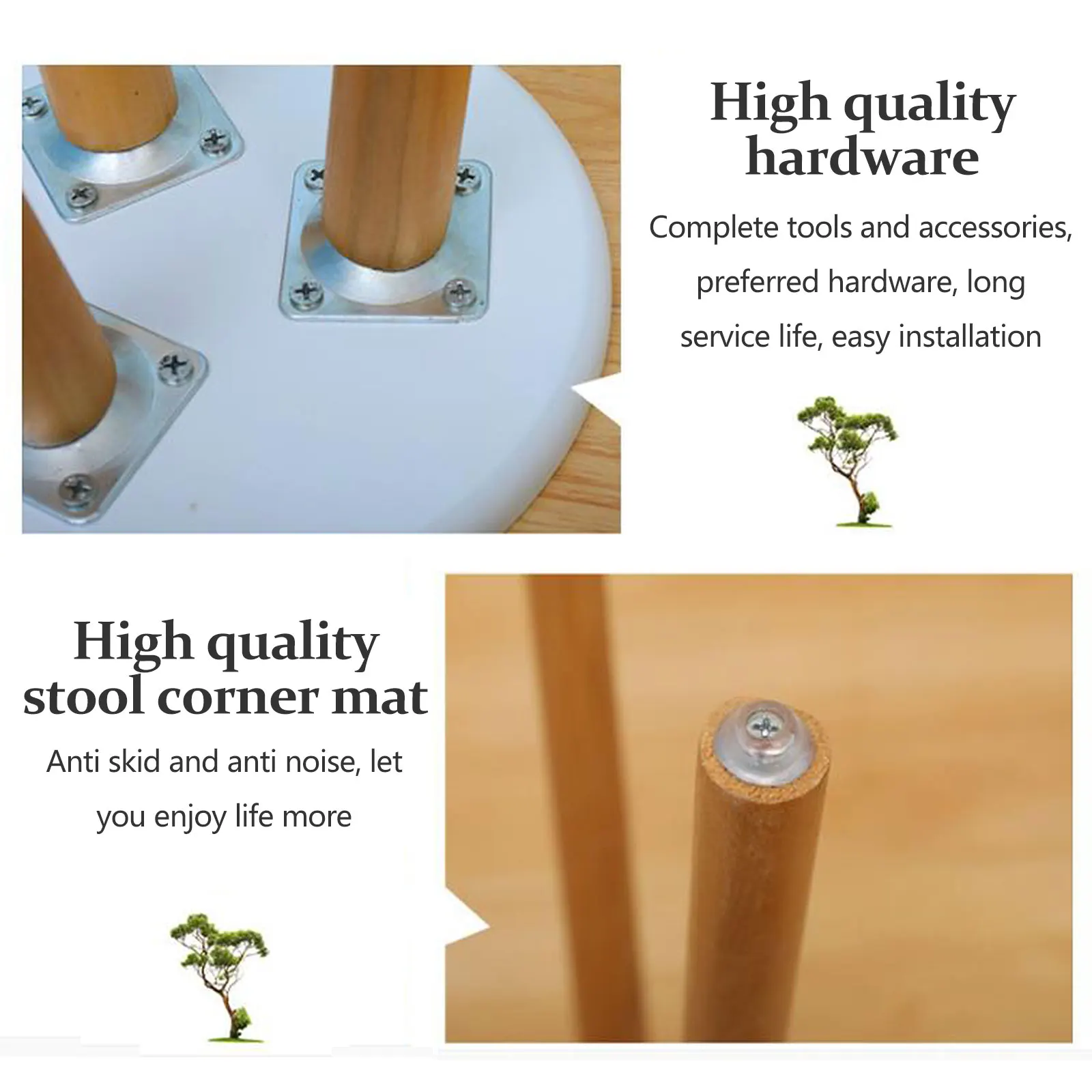 Wooden Plant Stand Flower Pot Base Holder Stool Succulent Flower Display Plant Pot Stand Shelf For Home Garden Indoor Outdoor