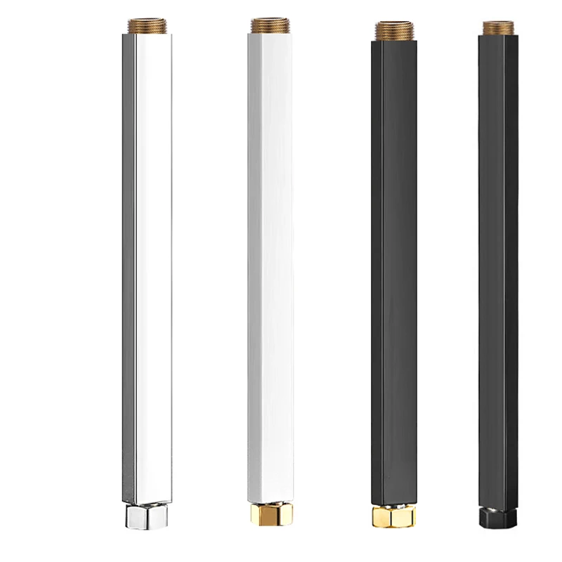 Dusche Extension Tube SDSN Qualität Edelstahl Bad Dusche Arm Platz Runde Badezimmer Dusche System Erweiterung Rohr