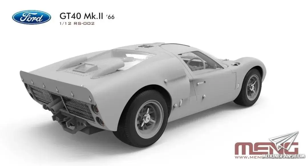 MENG 1/12 Scale FORD GT40 MK,ll \