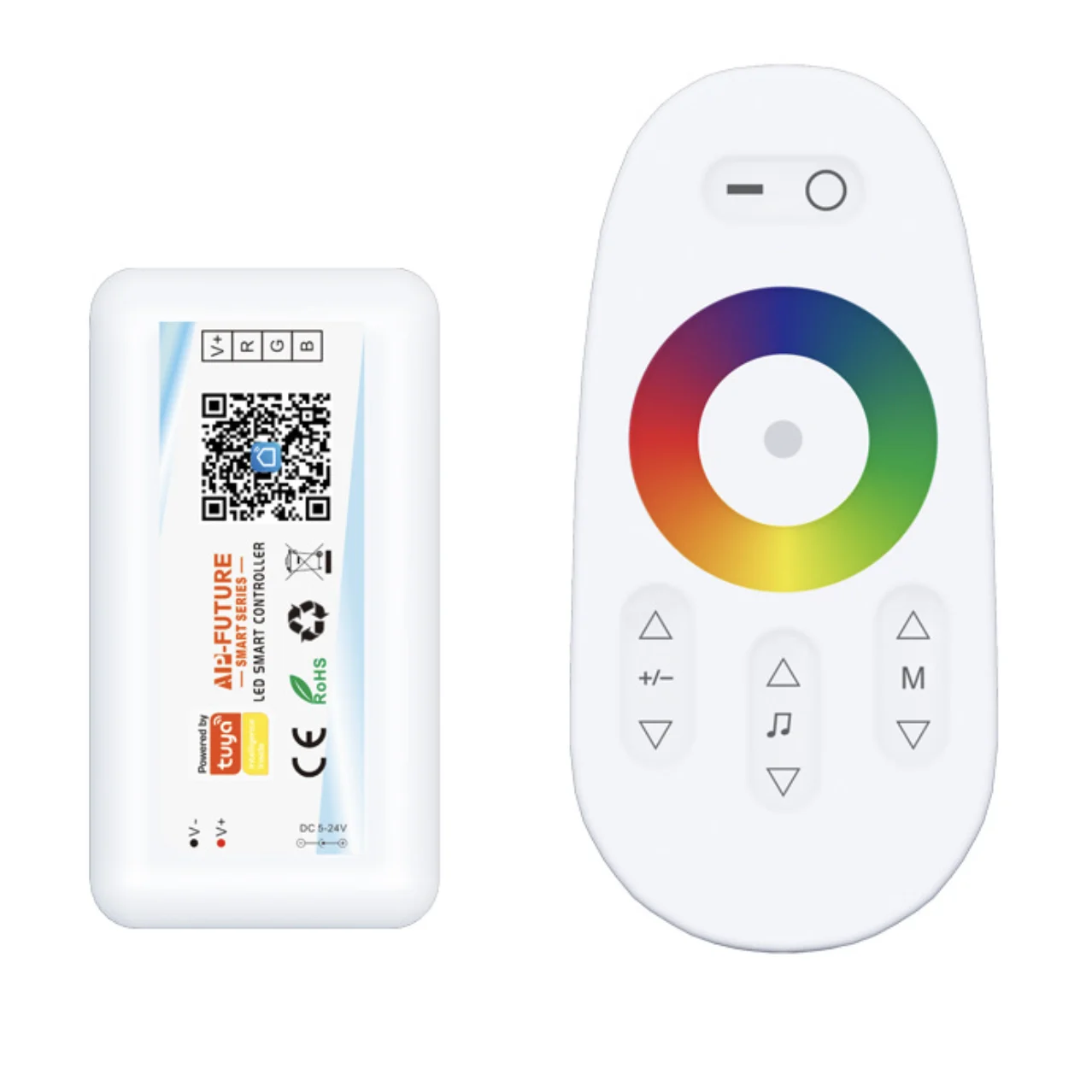 5set a lot,  DC5-24V, Tuya wifi led remote controller, voice control, mobile for RGB, RGBW, RGB CCT, CCT, Single color LED Strip