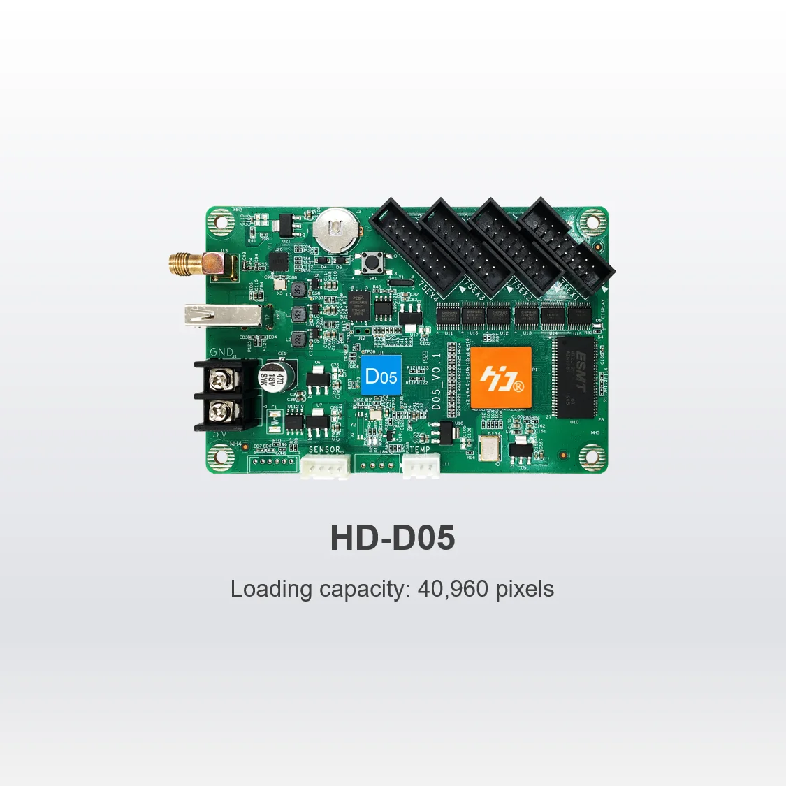 HuiDu HD-D05 Full Color Banner Screen asynchronous LED Control Card supports Wi-Fi mobile APP