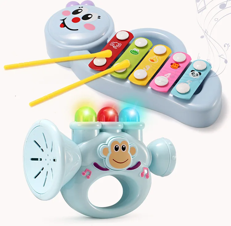 Multifunctional baby walker anti rollover trolley baby child music play adjustable speed walker