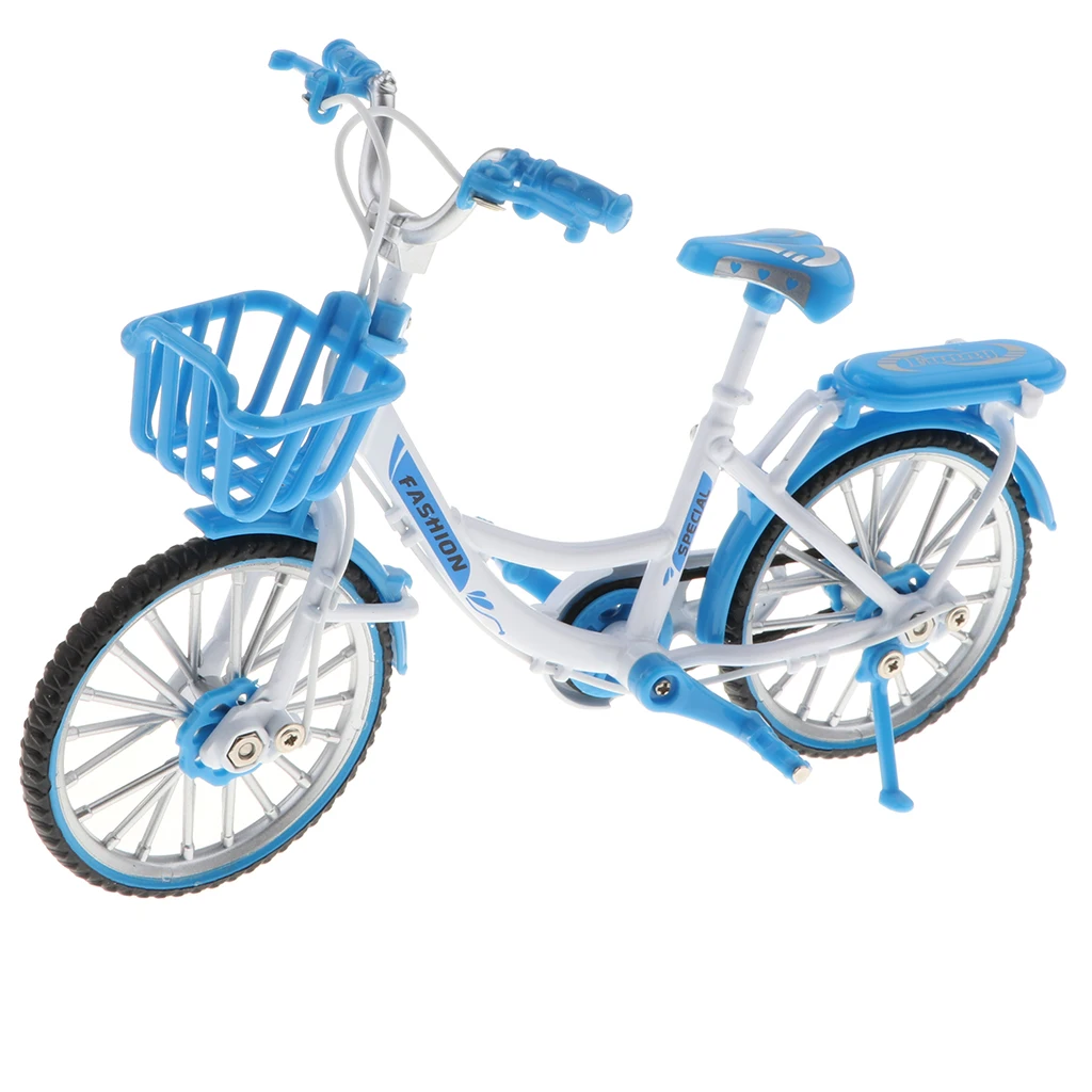 1:10 Scale Bicycle Model Decoration Mini Bike Model, Handicraft Bike Craft Cycling Toy for Desktop Decoration