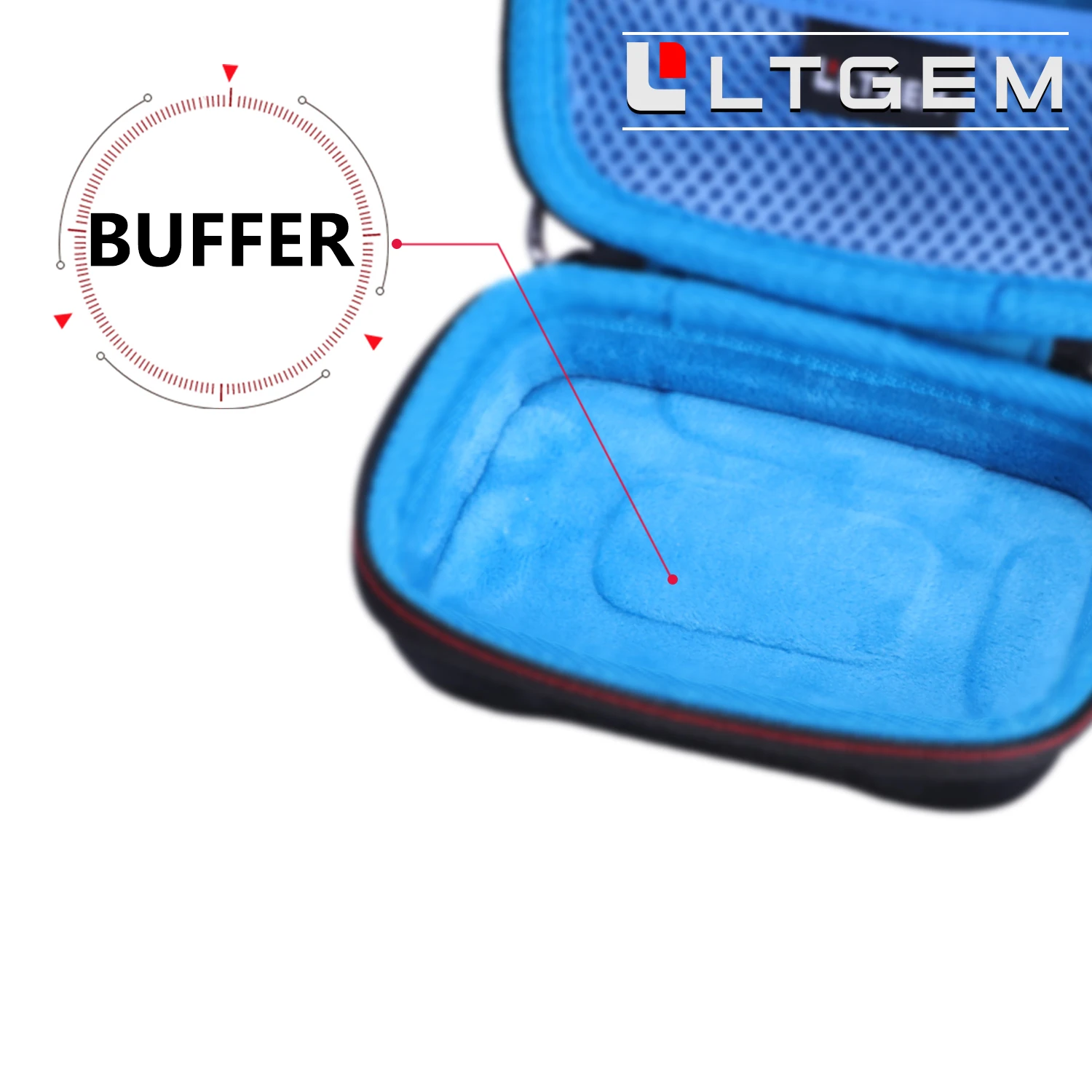 LTGEM Waterproof  EVA Hard Case for JBL Go 3 Portable Speaker With Bluetooth