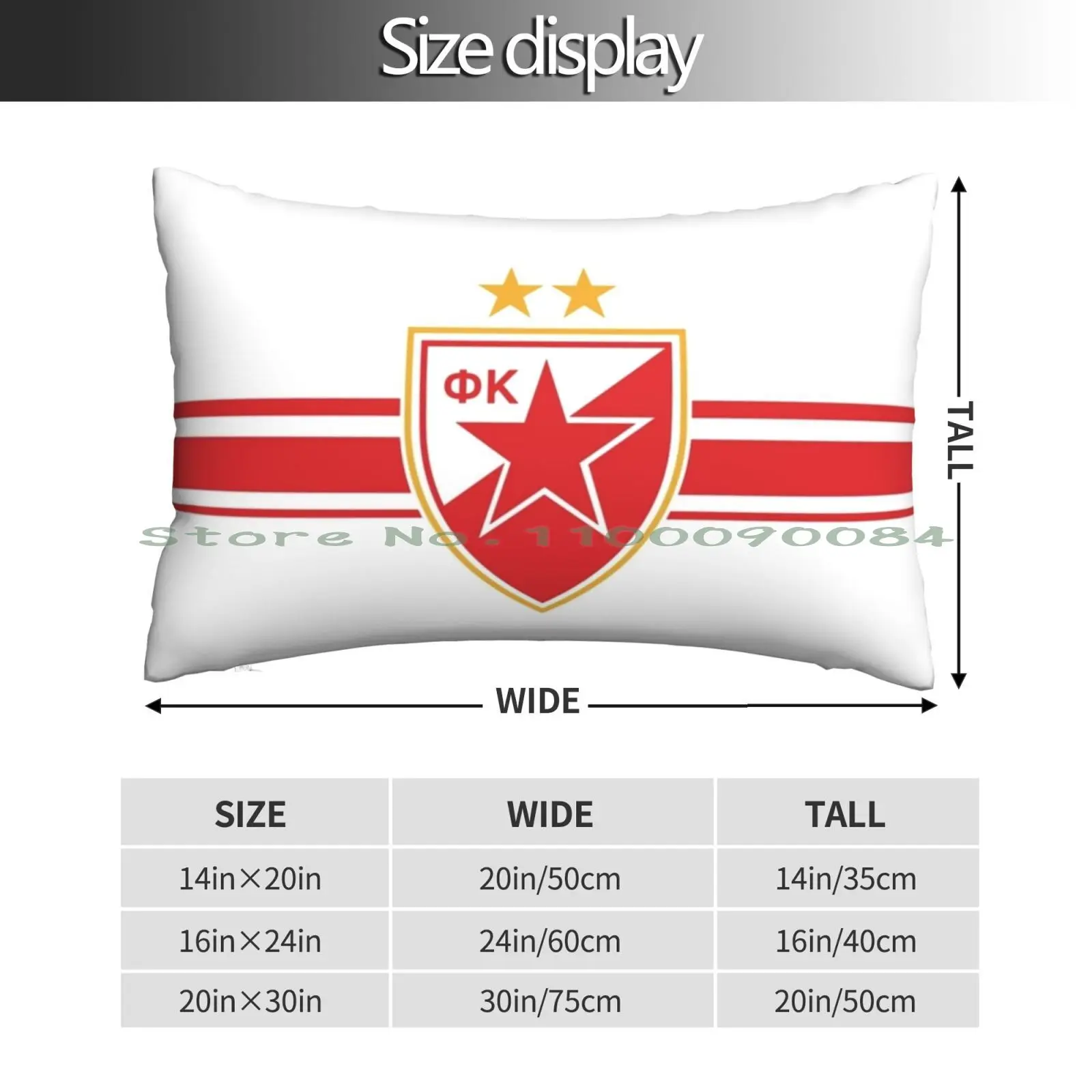 Stripes Of My Heart Red Star , Serbia Pillow Case 20x30 50*75 Sofa Bedroom Anime Manga Japanese Zero Rem Emilia Puck Beatrice