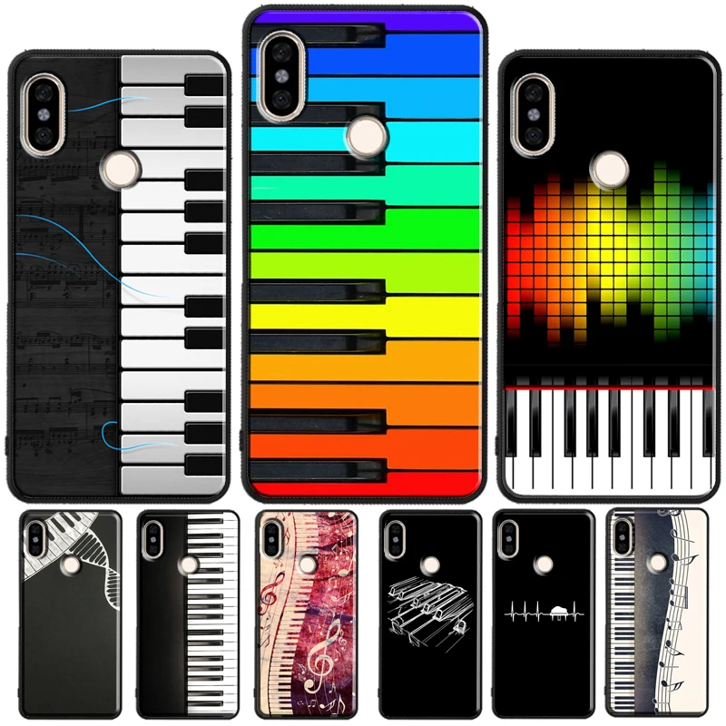 Music Piano Key For Redmi Note 11 Pro Phone Case For Redmi Note 10 Pro 7 8 9 Pro 10S 9S Redmi 10 9A 9T 9C