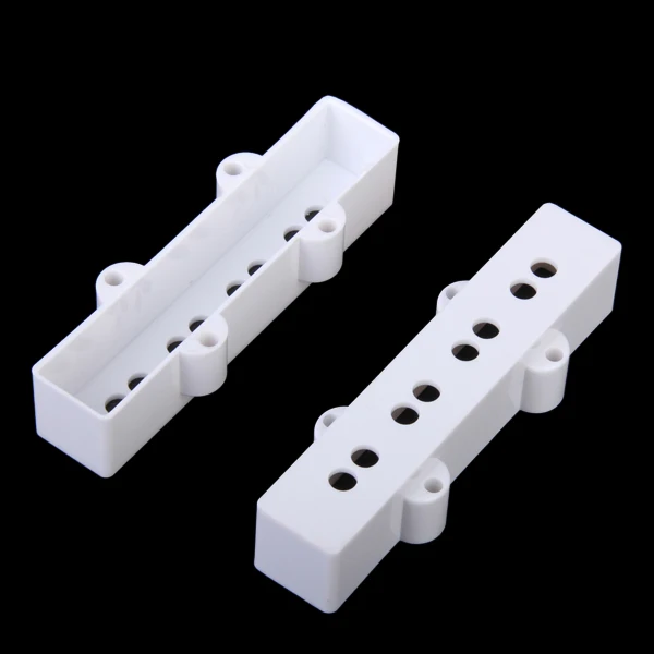 White Electric 4-String Bass Guitar Open Style Pickup Cover Great Replacement