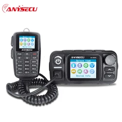 Anysecu M-9900 4G LTE POC VHF UHF Dual Mode Mobile Radio 25W Ham Radio Station Walkie Talkie Communciator Real PTT Network Radio