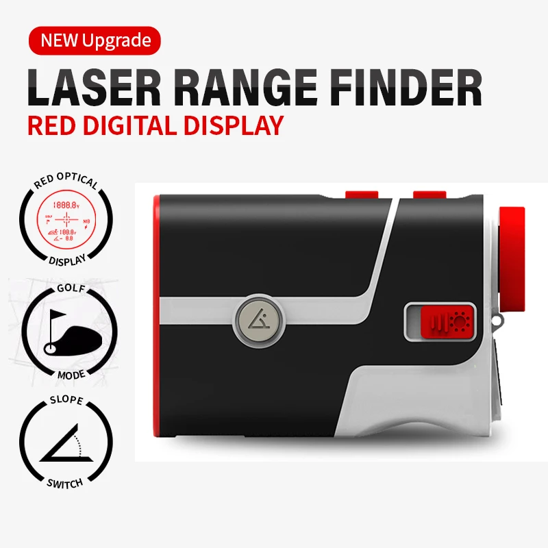 ARTBULL Golf Laser rangefinder 800m telescope hunting Slope Adjusted Flag-Lock vibration laser Distance meter red display